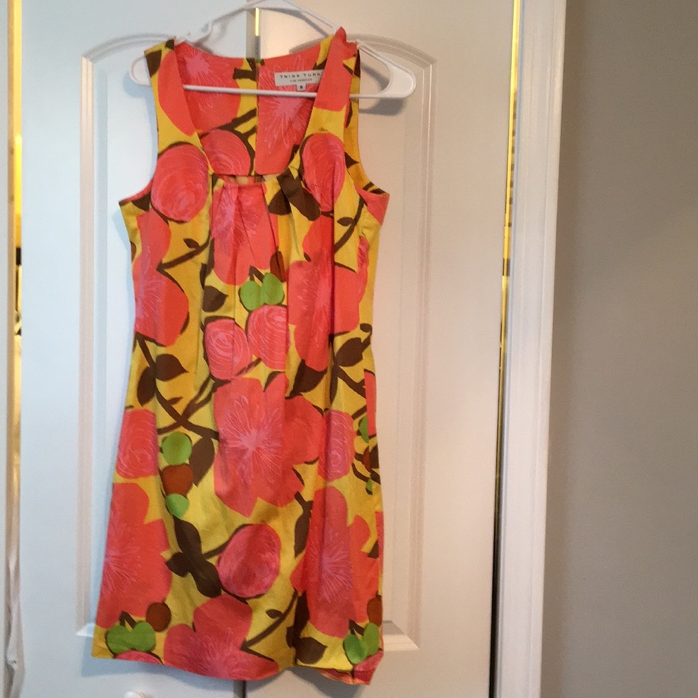 Trina Turk Floral Cotton Shift Dress